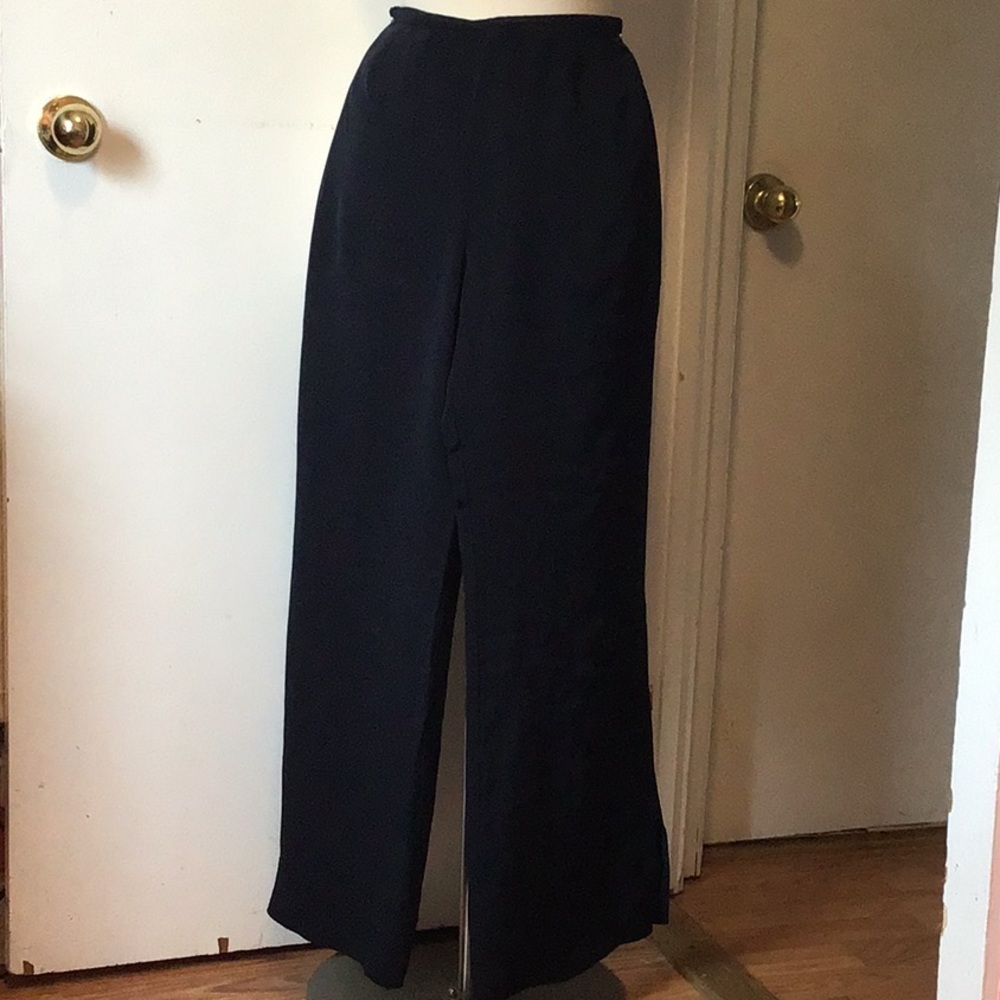Escada 100% silk palazzo pants.